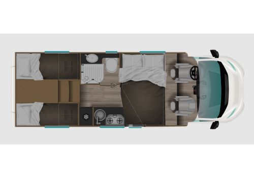 Low Profile Motorhome ITINEO PJ700 Modelo 2023 en Sale Occasion