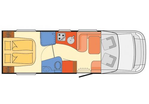 Low Profile Motorhome DETHLEFFS Esprit T7150-2 DBM modelo 2019 en Sale Occasion
