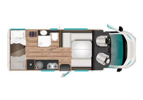 Low Profile Motorhome ITINEO PS700 Modelo 2024 en Sale Occasion