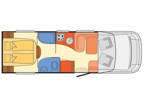 Low Profile Motorhome DETHLEFFS Esprit T 7150-2 DBT modelo 2019 en Sale Occasion