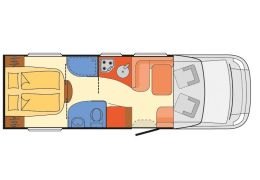 Low Profile Motorhome DETHLEFFS Esprit T 7150-2 DBT modelo 2019 en Sale Occasion