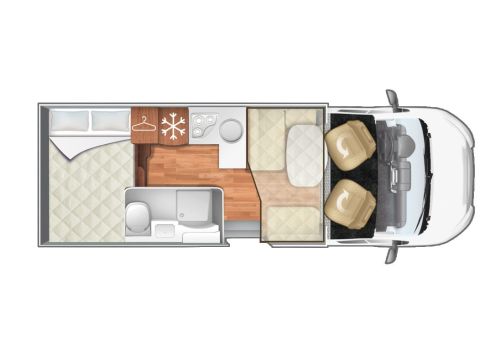 Low Profile Motorhome ROLLER TEAM Kronos 295 TL en Sale Occasion