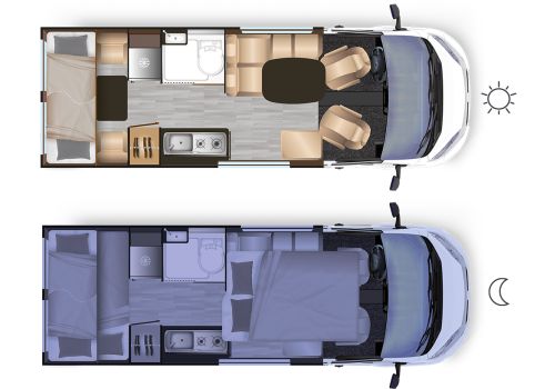 Camper Van DREAMER Camper Five en Sale Occasion