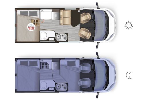 Camper Van DREAMER D55 Fun + en Sale Occasion