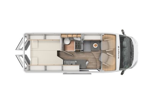 Camper Van SUNLIGHT CLIFF 640 Adventure Edition en Rent