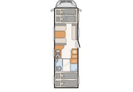 Capuchina Motorhome DETHLEFFS Trend A 7877-2 Modelo 2019 in Sale Occasion
