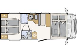 Integral Motorhome DETHLEFFS Trend I 6757 modelo 2018 en Sale Occasion