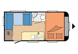 Caravan HOBBY 440 SF Luxe en Sale Occasion