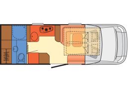 Low Profile Motorhome DETHLEFFS 4-travel T 6966-4 modelo 2017 en Sale Occasion