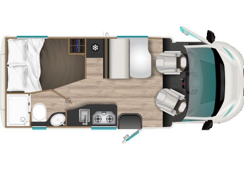 Low Profile Motorhome ITINEO PF600 en Sale Occasion