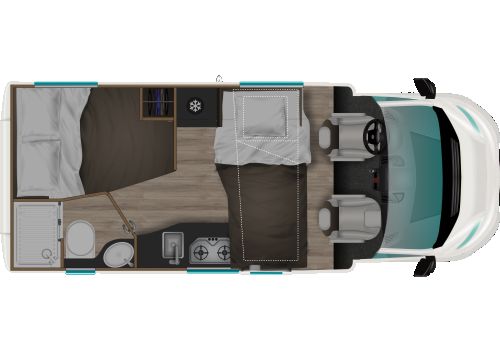Low Profile Motorhome ITINEO PF600 en Sale Occasion