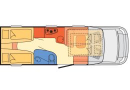 Low Profile Motorhome DETHLEFFS 4 travel T 7116-4 modelo 2017 en Sale Occasion
