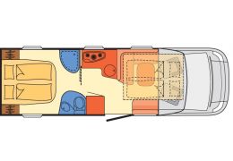 Low Profile Motorhome DETHLEFFS 4-travel T 7156-4 modelo 2017 en Sale Occasion