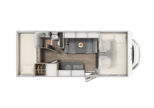 Capuchina Motorhome SUNLIGHT A68 en Rent