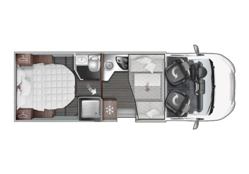 Low Profile Motorhome ROLLER TEAM Kronos Advance 267 TL en Sale Occasion