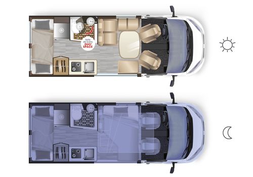Camper Van DREAMER Family Van Select en Sale Occasion