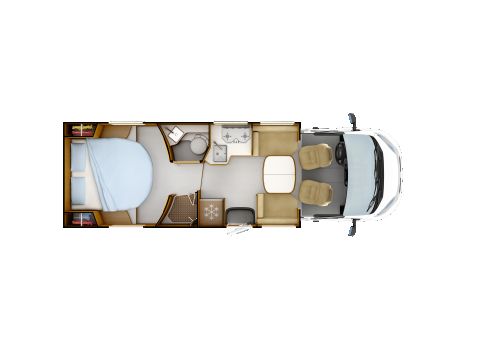 Low Profile Motorhome RAPIDO 696F en Sale Occasion