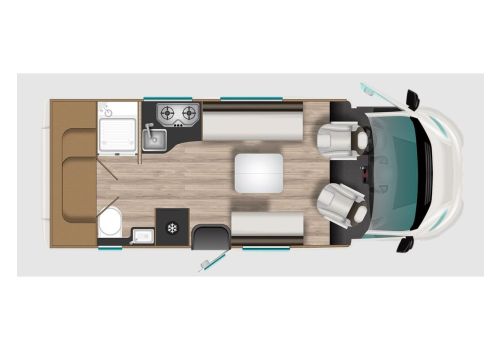 Low Profile Motorhome ITINEO PC640 en Sale Occasion