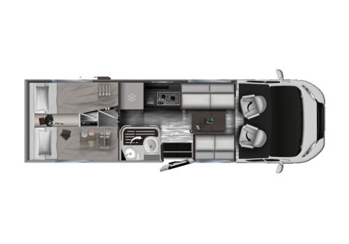Low Profile Motorhome MOBILVETTA Kea Kompakt 64 en Rent