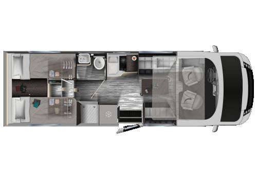 Integral Motorhome MOBILVETTA K-Yacht Tekno Line 86 en Sale Occasion
