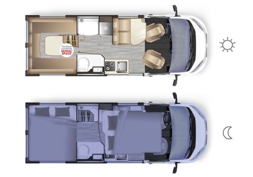 Camper Van DREAMER Living Van Select en Sale Occasion