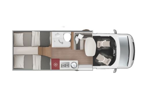 Low Profile Motorhome ROLLER TEAM Roller Team Kronos 281 P FIT en Sale Occasion