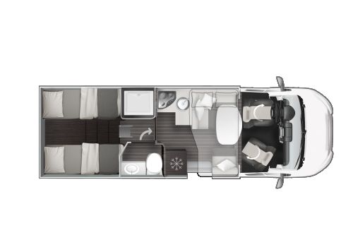 Capuchina Motorhome ROLLER TEAM Kronos 284 M en Sale Occasion