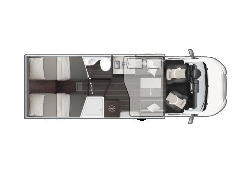 Low Profile Motorhome ROLLER TEAM Zefiro 287 TL en Sale Occasion