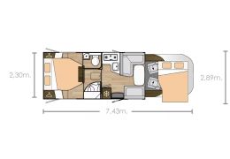 Low Profile Motorhome BENIMAR TESSORO 494 in Sale Occasion