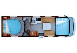 Integral Motorhome RAPIDO I196M ALDE Modelo en Catalog