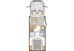 Low Profile Motorhome DETHLEFFS Just Camp T7052 DBM modelo 2024 en Catalog