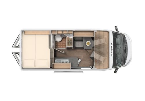 Camper Van SUNLIGHT Cliff 601 en Sale Occasion