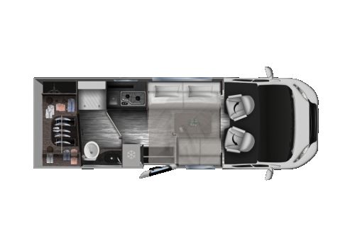 Low Profile Motorhome MOBILVETTA Kea Kompakt 55 en Sale Occasion