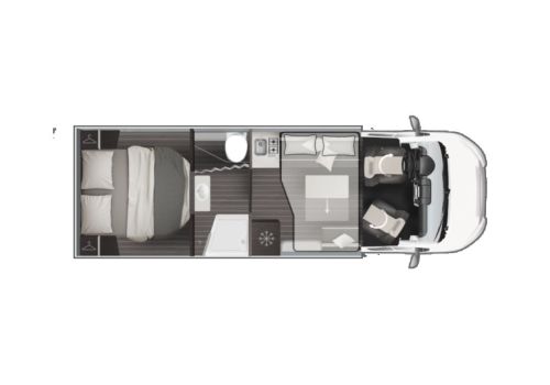 Low Profile Motorhome ROLLER TEAM ZEFIRO 266 TL en Sale Occasion