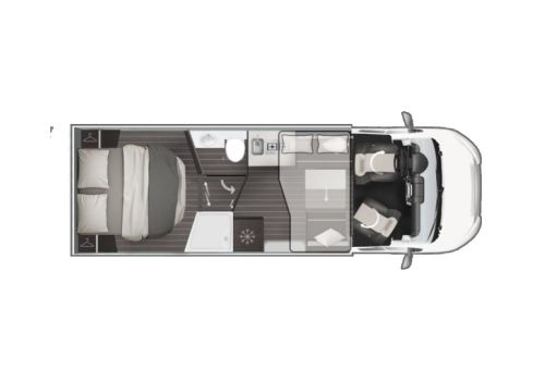 Low Profile Motorhome ROLLER TEAM Zefiro 267 TL en Sale Occasion