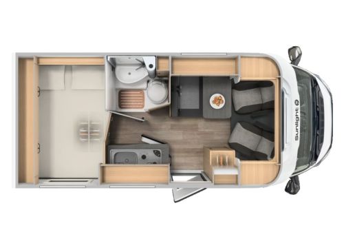 Low Profile Motorhome SUNLIGHT V60 Adventure Edition en Sale Occasion