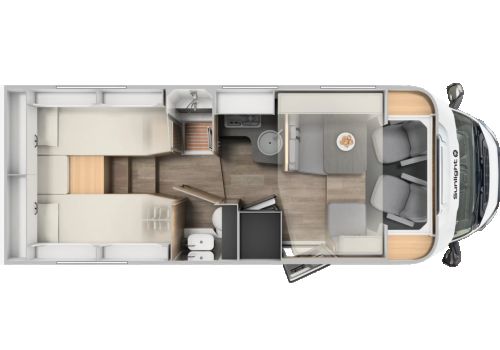 Low Profile Motorhome SUNLIGHT T68 Adventure edition en Sale Occasion