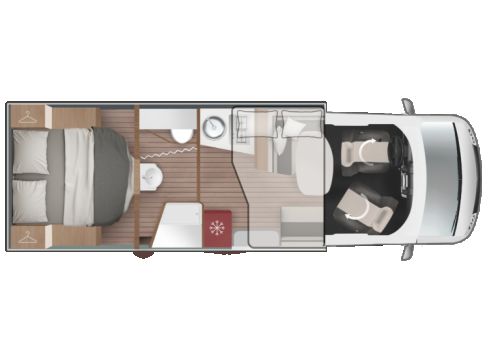 Low Profile Motorhome ROLLER TEAM Kronos 266 TL Spring Edition en Sale Occasion