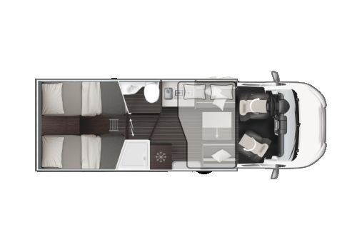 Low Profile Motorhome ROLLER TEAM Zefiro 287 TL en Sale Occasion