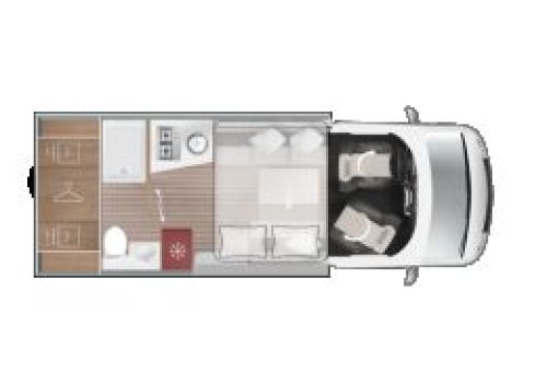 Low Profile Motorhome ROLLER TEAM Kronos 230 TL FIT en Sale Occasion