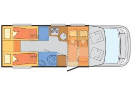 Low Profile Motorhome SUNLIGHT T-68 en Sale Occasion