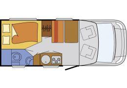 Low Profile Motorhome SUNLIGHT T-58 en Sale Occasion