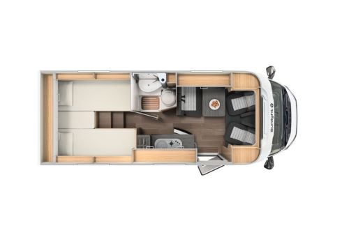 Low Profile Motorhome SUNLIGHT V66 en Sale Occasion