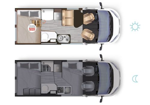 Camper Van DREAMER D55+ Select en Catalog