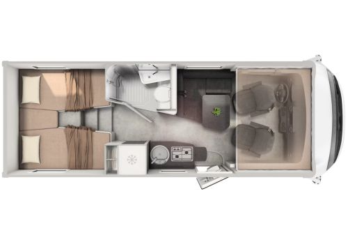 Integral Motorhome HYMER MC I 580 en Sale Occasion