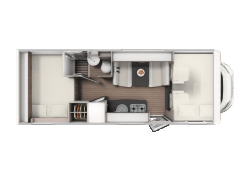 Capuchina Motorhome SUNLIGHT BLUCAMP Ocean 650 en Rent