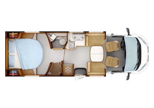 Low Profile Motorhome RAPIDO 696F en Catalog