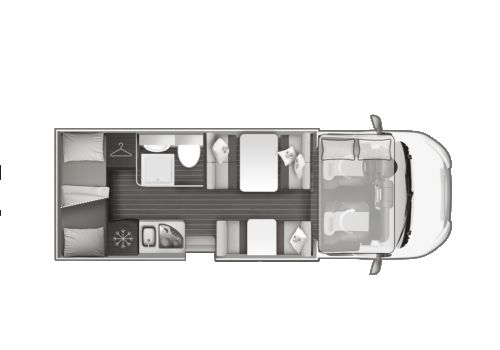 Capuchina Motorhome ROLLER TEAM Kronos 277M en Catalog