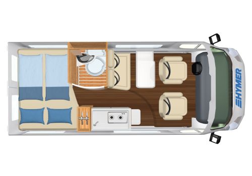 Camper Van HYMER Ayers Rock en Sale Occasion