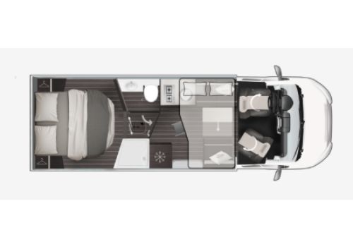 Low Profile Motorhome ROLLER TEAM Zefiro 267 TL en Sale Occasion